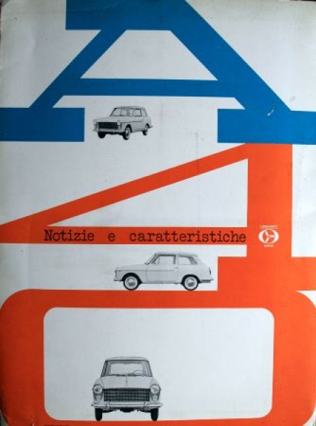 Innocenti 950 Austin A 48  Modelprograms 1960 Presskit with 2 brochures + photos (1106)